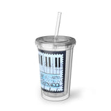 Piano Keys Stamp Acrylic Cup