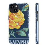 Yellow Rose Flower Tough Phone Case