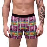 Men's Boxer Briefs - Energy Conservation 1977 Vintage Postage Stamp Theme