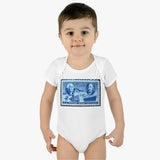 George & Ben Stamp Baby Onesie