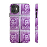 Edgar Allan Poe Stamps Tough Phone Case