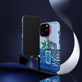 Skeleton Rose Tough Phone Case