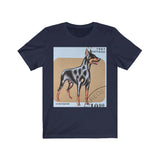 Doberman Dog Stamp T-shirt