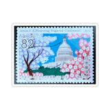 Cherry Blossoms Stamp Sticker