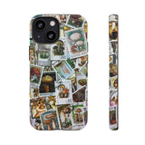 Mushroom Stamps Tough Phone Case