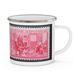 Betsy Ross Stamp Enamel Mug