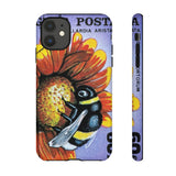 Bee on Flower Tough Phone Case