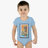 Hawaii State Stamp Baby Onesie