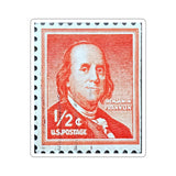 Ben Franklin Stamp Sticker