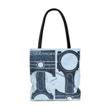 Piston Car Part Tote Bag