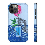 Skeleton Rose Tough Phone Case