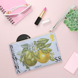 Lemon Citrus Clutch Bag