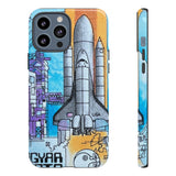 Space Rocket Tough Phone Case