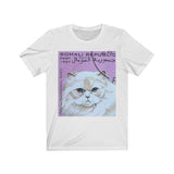 White Cat Stamp T-shirt
