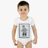 Little Drummer Kid Stamp Baby Onesie