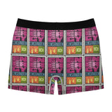 Men's Boxer Briefs - Energy Conservation 1977 Vintage Postage Stamp Theme