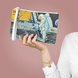 Man on the Moon Clutch Bag