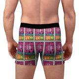 Men's Boxer Briefs - Energy Conservation 1977 Vintage Postage Stamp Theme