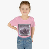 Train Stamp Baby Onesie