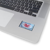 Air Mail USA Stamp Sticker