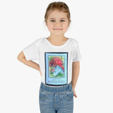 Mushroom Red Stamp Baby Onesie