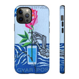 Skeleton Rose Tough Phone Case