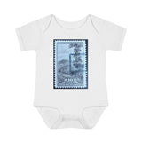 Great Smokey Mountains Stamp Baby Onesie