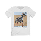 Doberman Dog Stamp T-shirt