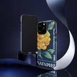 Yellow Rose Flower Tough Phone Case