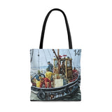 Fishing Boat Tote Bag