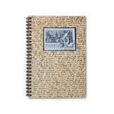 Microscope Stamp Spiral Notebook