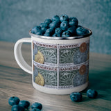 Banking & Money Stamp Enamel Mug