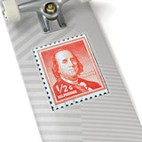 Ben Franklin Stamp Sticker