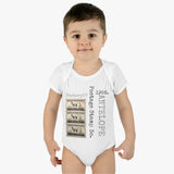 Antelope, Wildlife Conservation 1956 Postage Stamp - Infant Baby Rib Bodysuit 0M - 24Mo
