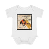 Bee Stamp Baby Onesie