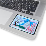 Cherry Blossoms Stamp Sticker