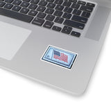 American Flag Stamp Sticker