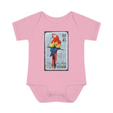 Parrot Bird Stamp Baby Onesie