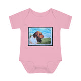 Basset Hound Dog Baby Onesie