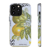 Lemon Citrus Stamp - Tough Phone Case