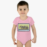 Elephant Herd Baby Onesie
