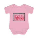 Betsy Ross Stamp Baby Onesie