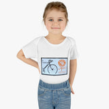 Bike Stamp Baby Onesie