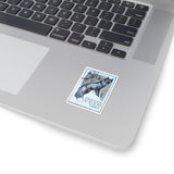 Black Fox Stamp Sticker