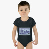 Wisconsin Stamp Baby Onesie