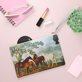 Wild Horses Stamp Clutch Bag