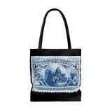 Columbus Blue 1492 Stamp Tote Bag