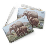 Elephant Stamp Clutch Bag
