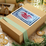 Air Mail USA Stamp Sticker