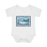 Mountains of Asia Stamp Baby Onesie